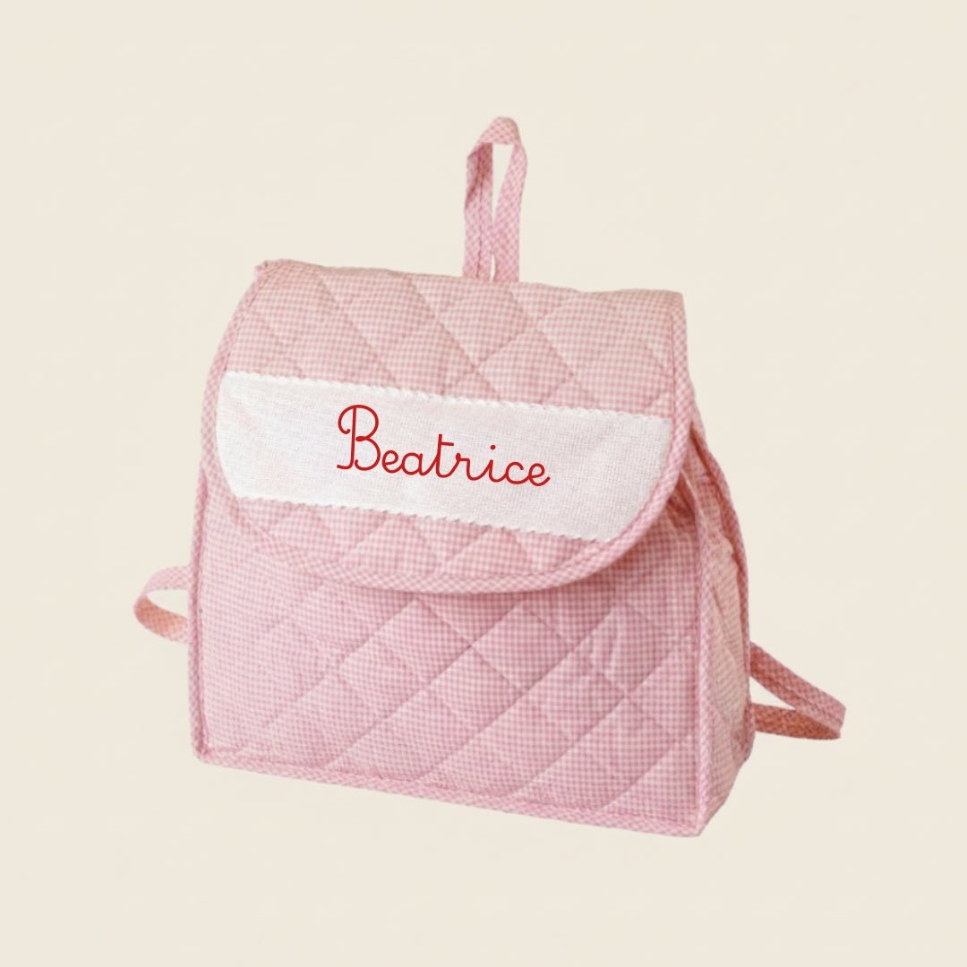 Zainetto rosa in cotone - Piccino store